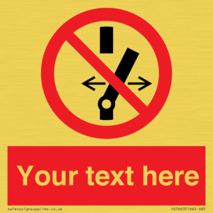 Custom prohibition Do not alter the state of the switch